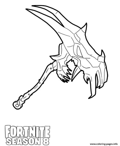 fortnite coloring pages free|fortnite pickaxe coloring pages.